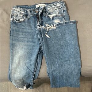 Flying Monkey Blue Distressed Boyfriend Jeans